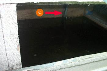 flooded AC space
